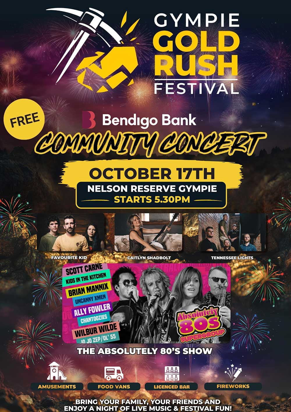 Gympie Gold Rush Free Community Concert